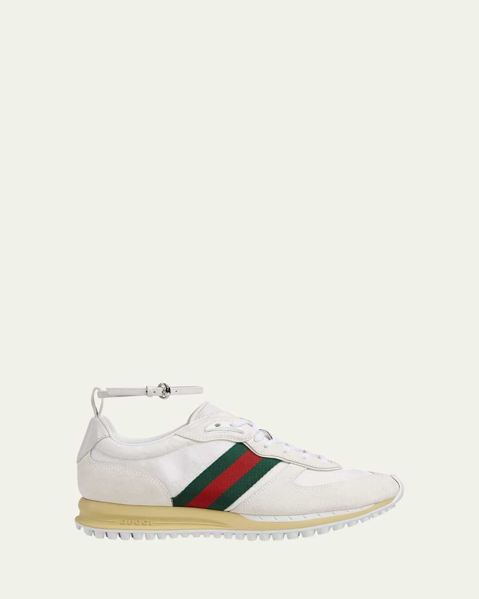 Suede Re-Motion Ankle Strap Sneakers
